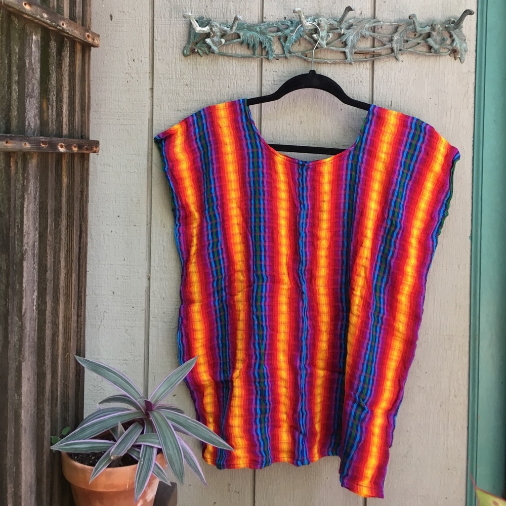 Rainbow huipil from Guatemala 🌞